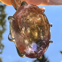 Moldavite & Ametrine Pendant Sterling Silver #8876-Moldavite Life