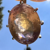Moldavite & Ametrine Pendant Sterling Silver #8876-Moldavite Life