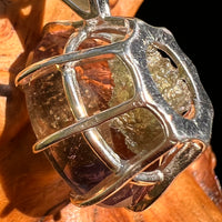 Moldavite & Ametrine Pendant Sterling Silver #8876-Moldavite Life