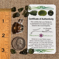 Moldavite & Ametrine Pendant Sterling Silver #8876-Moldavite Life