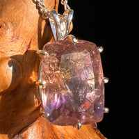 Moldavite & Ametrine Pendant Sterling Silver #8877-Moldavite Life