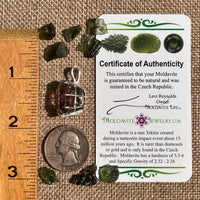 Moldavite & Ametrine Pendant Sterling Silver #8877-Moldavite Life