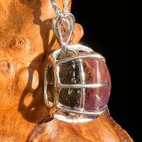 Moldavite & Ametrine Pendant Sterling Silver #8878-Moldavite Life