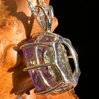 Moldavite & Ametrine Pendant Sterling Silver #8879-Moldavite Life