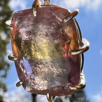 Moldavite & Ametrine Pendant Sterling Silver #8879-Moldavite Life