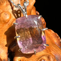 Moldavite & Ametrine Pendant Sterling Silver #8879-Moldavite Life