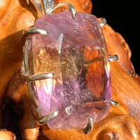 Moldavite & Ametrine Pendant Sterling Silver #8879-Moldavite Life