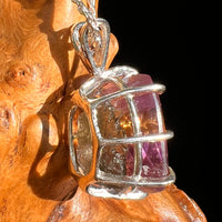 Moldavite & Ametrine Pendant Sterling Silver #8879-Moldavite Life