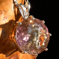 Moldavite & Ametrine Pendant Sterling Silver #8880-Moldavite Life