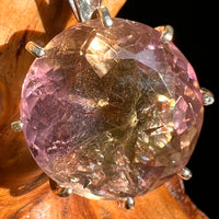 Moldavite & Ametrine Pendant Sterling Silver #8880-Moldavite Life