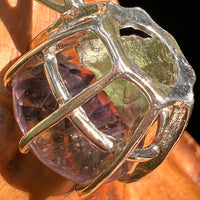 Moldavite & Ametrine Pendant Sterling Silver #8880-Moldavite Life