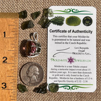 Moldavite & Ametrine Pendant Sterling Silver #8880-Moldavite Life