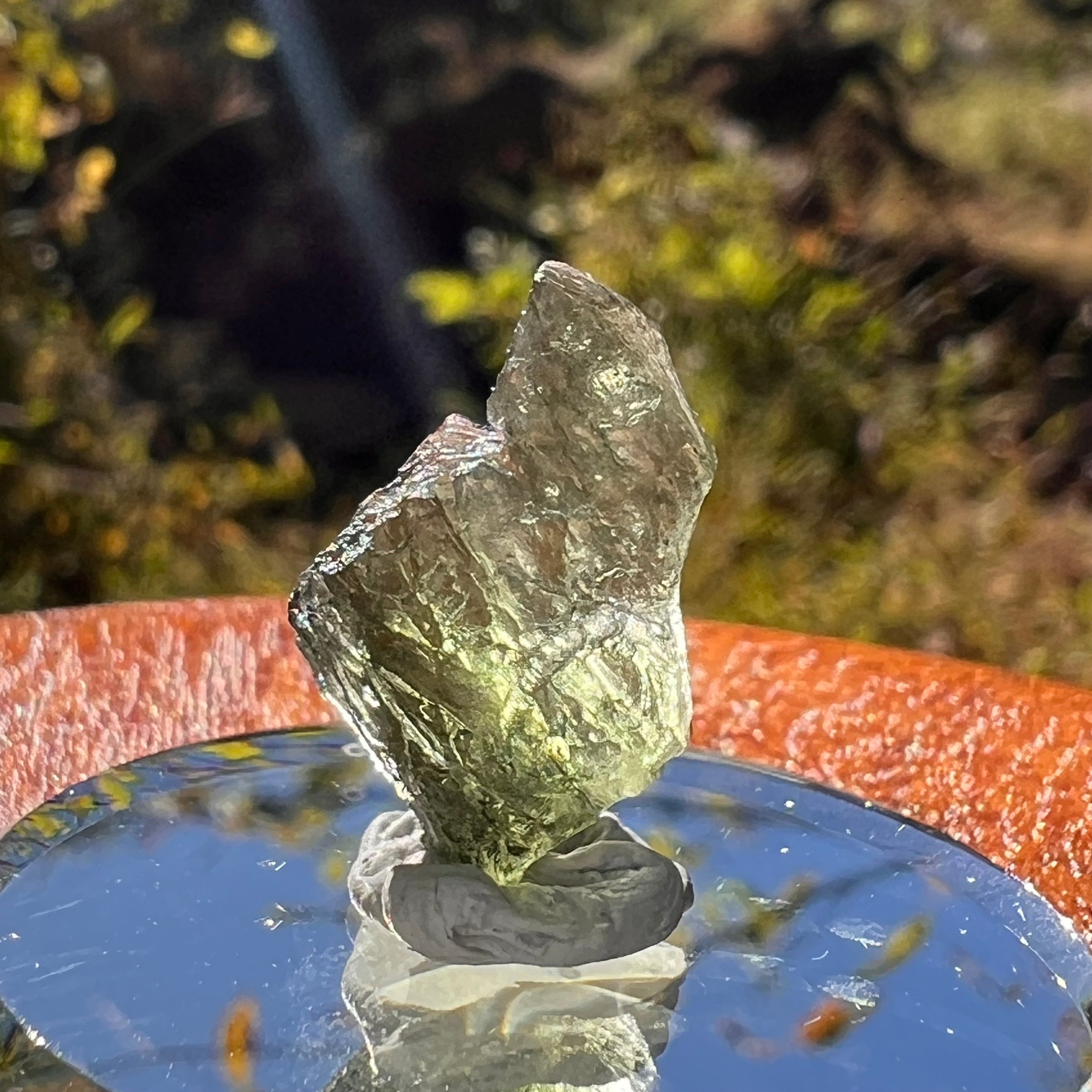 Moldavite Bubble 1.1 grams #2262-Moldavite Life