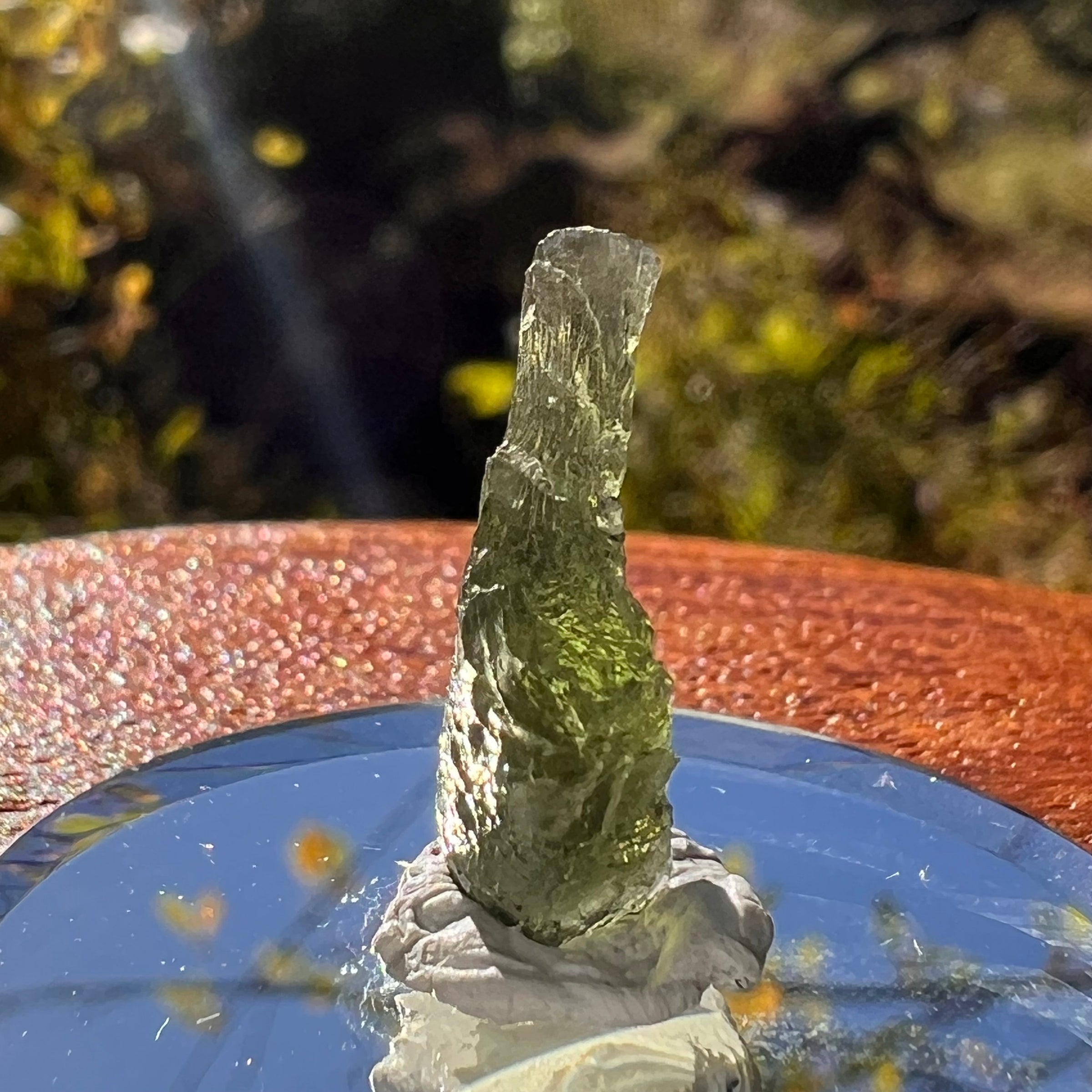 Moldavite Bubble 1.1 grams #2262-Moldavite Life
