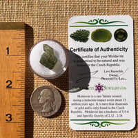 Moldavite Bubble 1.1 grams #2262-Moldavite Life