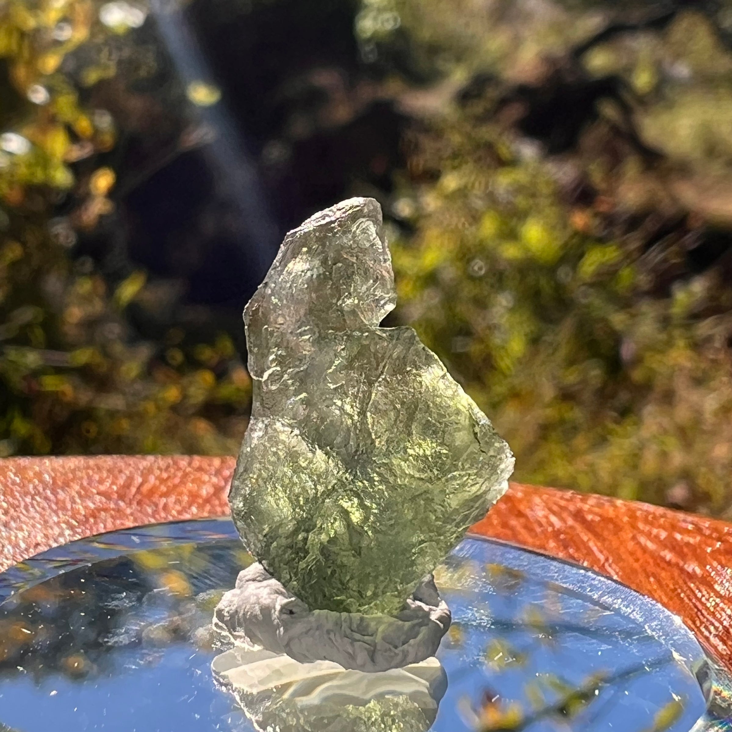 Moldavite Bubble 1.1 grams #2262-Moldavite Life