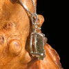 Moldavite & Citrine Necklace Sterling Silver #5517-Moldavite Life