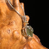Moldavite & Citrine Necklace Sterling Silver #5518-Moldavite Life
