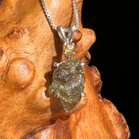 Moldavite & Citrine Necklace Sterling Silver #6675-Moldavite Life