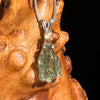 Moldavite & Citrine Necklace Sterling Silver #6676-Moldavite Life