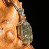 Moldavite & Citrine Necklace Sterling Silver #6684-Moldavite Life