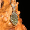 Moldavite & Citrine Necklace Sterling Silver #6684-Moldavite Life