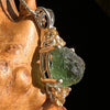 Moldavite & Citrine Pendant Sterling Silver #6686-Moldavite Life