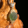 Moldavite & Citrine Pendant Sterling Silver #6686-Moldavite Life