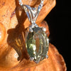 Moldavite Gem Pendant Sterling Silver #7875-Moldavite Life
