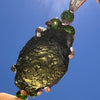 Moldavite & Green Chrome Diopside Pendant Sterling #6652-Moldavite Life