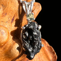 Moldavite & Irgizite Pendant Sterling Silver #8316-Moldavite Life
