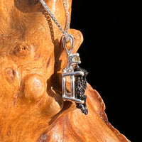 Moldavite & Irgizite Pendant Sterling Silver #8316-Moldavite Life