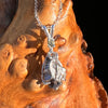 Moldavite & Meteorite Necklace Sterling Silver #7661-Moldavite Life