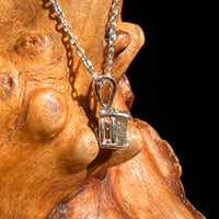 Moldavite Necklace Sterling Silver #7201-Moldavite Life