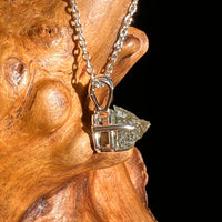 Moldavite Necklace Sterling Silver #7243-Moldavite Life