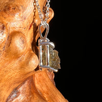 Moldavite Necklace Sterling Silver #7448-Moldavite Life