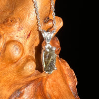 Moldavite Necklace Sterling Silver #7448-Moldavite Life