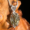 Moldavite Pendant Sterling Silver #5417-Moldavite Life