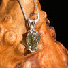 Moldavite Pendant Sterling Silver #5417-Moldavite Life