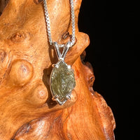 Moldavite Pendant Sterling Silver #5418-Moldavite Life