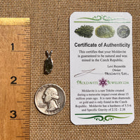 Moldavite Pendant Sterling Silver #5419-Moldavite Life