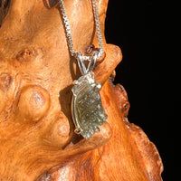 Moldavite Pendant Sterling Silver #5420-Moldavite Life