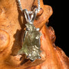 Moldavite Pendant Sterling Silver #5421-Moldavite Life