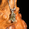 Moldavite Pendant Sterling Silver #5421-Moldavite Life