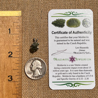 Moldavite Pendant Sterling Silver #5424-Moldavite Life