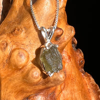 Moldavite Pendant Sterling Silver #5426-Moldavite Life