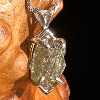 Moldavite Pendant Sterling Silver #5429-Moldavite Life