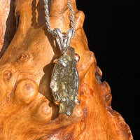 Moldavite Pendant Sterling Silver #5440-Moldavite Life