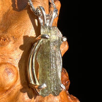 Moldavite Pendant Sterling Silver #5443-Moldavite Life