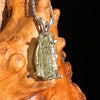 Moldavite Pendant Sterling Silver #5444-Moldavite Life